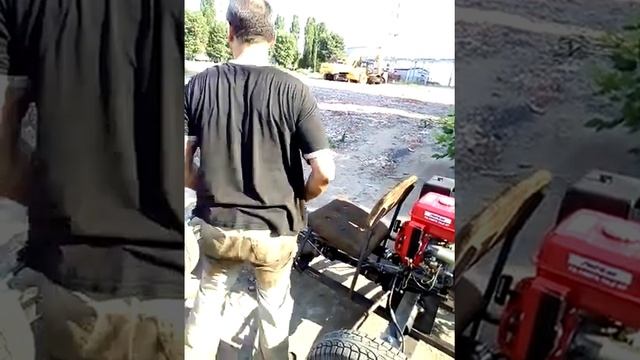 Вездеход "Ветерок" , первый выезд из мастерской. смотреть онлайн