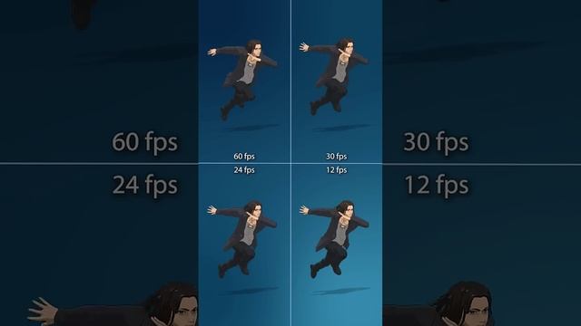 fps comparison, can you notice the difference? #60fps #animation #attackontitan #shingekinokyojin