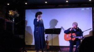 Халида Абуева и Евгений Слабиков в кафе Пушкарев 29 дек 2022