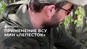 Применение ВСУ мин "Лепесток"