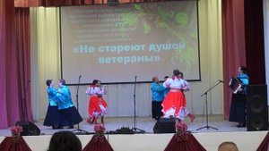 Народные бытовые танцы "Нареченька" и "Досада" - народный хор ветеранов, РЦК, г.п.Хотимск