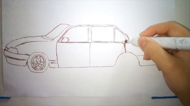 CHEVROLET MONZA DE LADO I COMO DESENHAR - Passo a Passo (Pt 2) - Drawing Cars - Arts FR смотреть онлайн