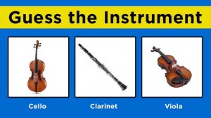 Guess the Orchestra Instrument Game - Guess the Instrument Game - CC Cycle 3 Week 20 Orchestra