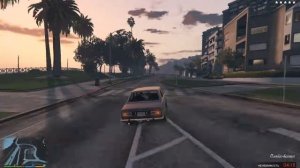 GTA 5 - погоня от копов 5 звезд