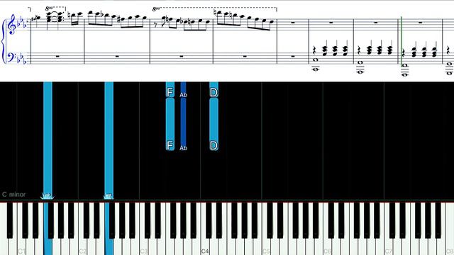 Learn to play SUCCESSION Main Theme Piano Tutorial Sheet Music