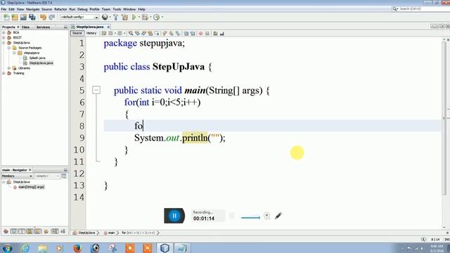 How To Make Star Pattern In Java Full Program || StepUp Java || 2K18 смотреть онлайн