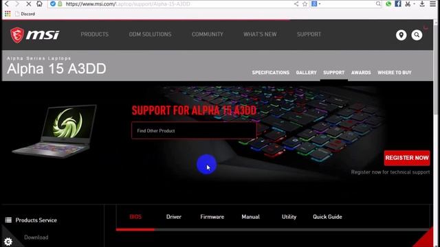 MSI Alpha 15 | Driver смотреть онлайн
