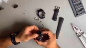 Как поменять ремешок на часах CASIO G-SHOCK, на примере модели G-7500