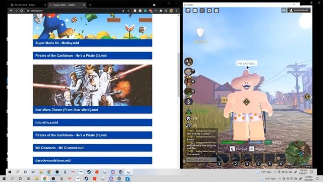 How to play music in the Wild West Roblox смотреть онлайн