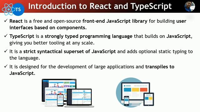 React TypeScript Crash Course: Part-1 Lecture-1 Introduction in Telugu #venkateshmogili #react