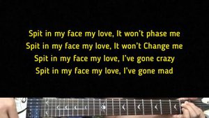 TnxSoMch - SPIT IN MY FACE | Karaoke Guitar Instrumental