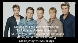 flying without wings (Westlife) Lyric Video