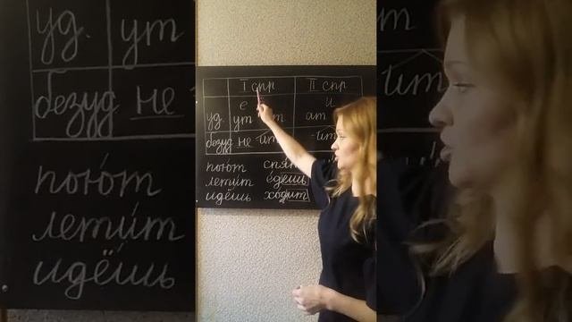 Определение спряжения у глаголов.