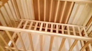 Сборка детской кроватки с поперечным маятником
