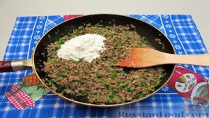 Сливочный суп с фаршем, сыром и картофелем