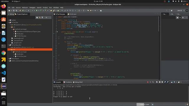 Tic Tac Toe AI in Java using MiniMax algorithm смотреть онлайн