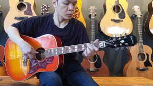 Review Epiphone Hummingbird Pro (Fishman) | By Guitars Loft