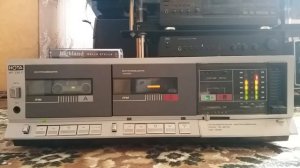 Магнитофон-приставка СССР "Нота МП-220С" песня гр. Highland