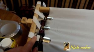 Боковая натяжка канвы на гобеленовые пяльца