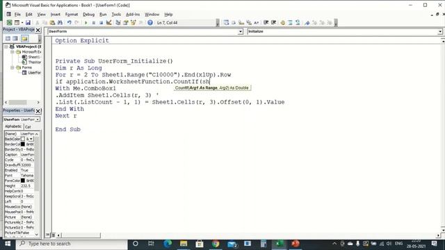 How to Sort data Alphabetically in multi Column ComboBox excel VBA(Hindi) смотреть онлайн