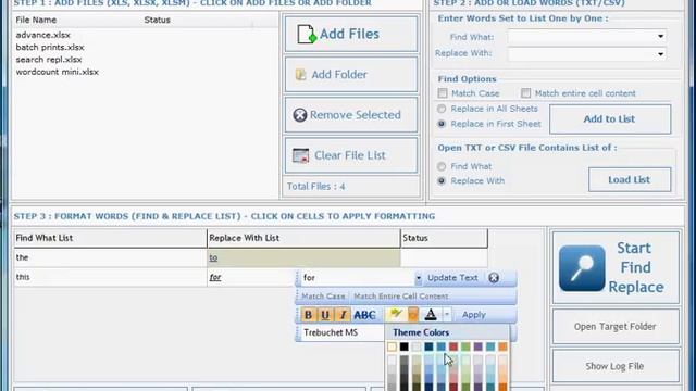 How to Search & Replace Words and Phrases in Multiple Excel Files смотреть онлайн