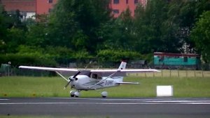 Hard and bouncy landing - Cessna C172 SP - Florence airport (HD)