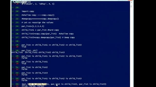 Hard COPY vs Shallow COPY vs Deep COPY in Python