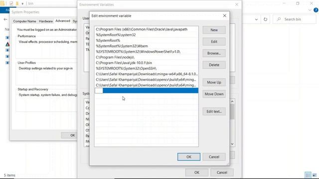 Install OpenCV C++ on Windows with MinGW Compiler