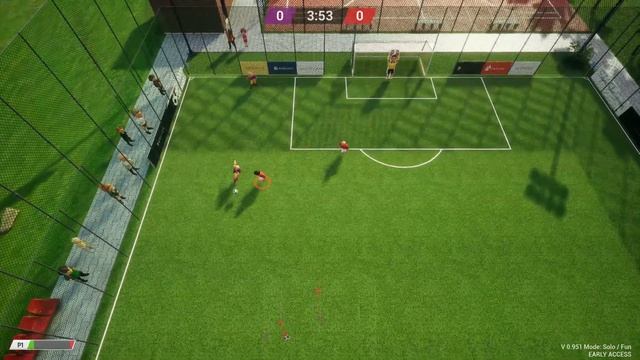 **SERIOUS FUN FOOTBALL** ¦ PC STEAM GAME REVIEW ¦ (6 MINS WITH COMMENTARY AND CAPTIONS ) смотреть онлайн