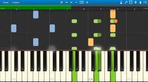 Ромашки спрятались (из фильма "Моя улица") (на пианино Synthesia)