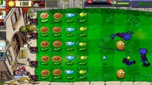 Plants vs zombies - Day Level 7