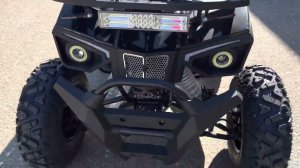 Обзор квадроцикла Hammer 200 lux PRO, с балансир валом, подогревом ручек, музыкой