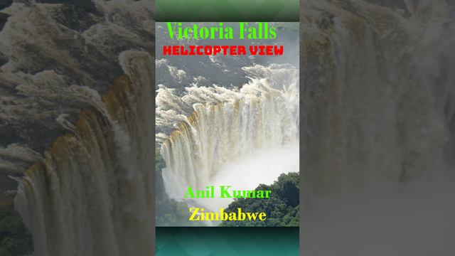 Victoria Falls Helicopter View