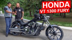 HONDA VT 1300 FURY ОБЗОР мощного круизера до 1млн. руб. #vt1300fury #honda #харлей #японскийхарлей