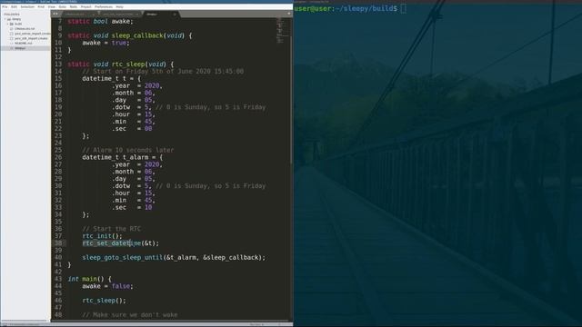Raspberry Pi Pico Deep Sleep Low Power Tutorial  |  Rising Signal Wake-Up on the RP2040
