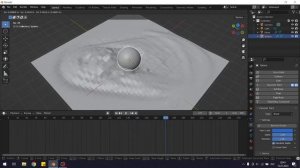 Физика воды в Blender 3.2.2