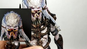 NECA. Alpha Predator figure Repaint. Альфа хищник перекрас фигурки.