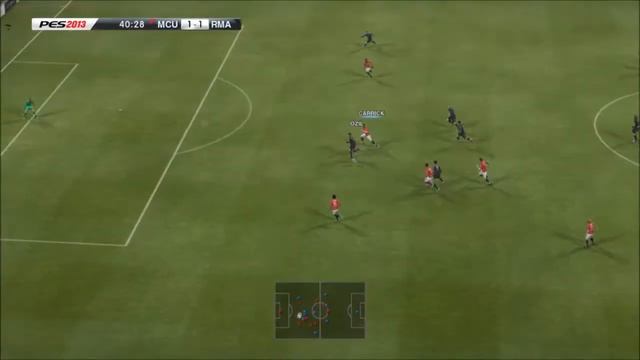 Pro Evolution Soccer (PES) 2013 Gameplay Man Utd vs Real Madrid Highlights смотреть онлайн