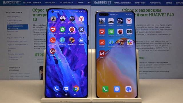 Сравнение возможностей телефонов Huawei P40 Pro и XIAOMI Mi 10 — Полный обзор смотреть онлайн