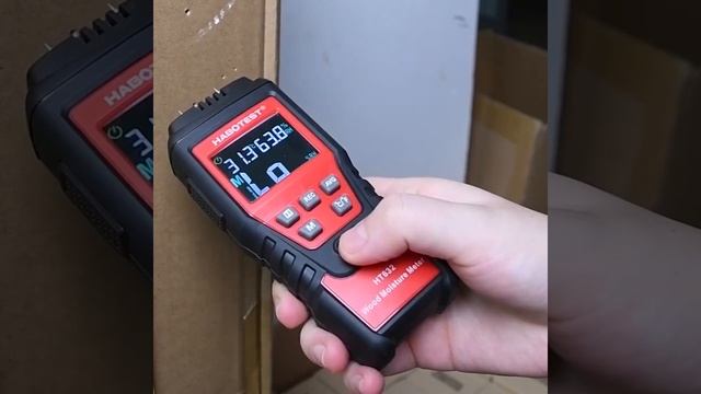 Habotest ht632 цифровой измеритель влажности древесины мини гигрометр детектор hd жк дисплей