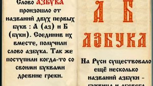Почему азбука азбукой называется: познавательное путешествие