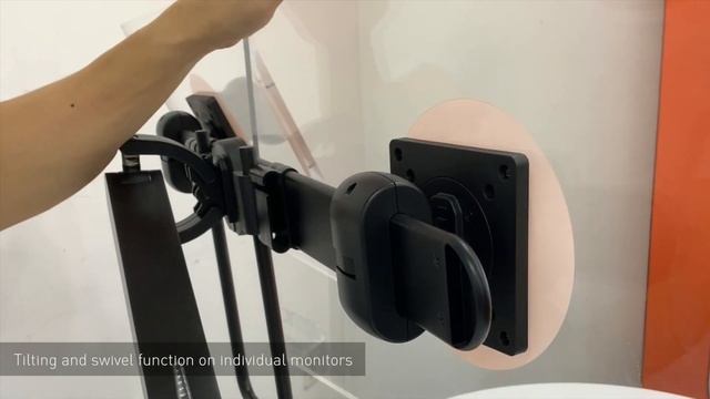 ZGX Dual Monitor arm with Cross Bar смотреть онлайн