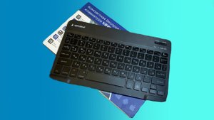 GEMBIRD KBW-4 - КОМПАКТНАЯ НОЖНИЧНАЯ КЛАВИАТУРА ЗА НЕБОЛЬШИЕ ДЕНЬГИ!