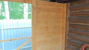 дешёвая терраса, пристрой к бане 4х4,5 метра