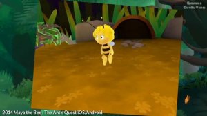 Evolution of Maya the Bee Games 1999-2021