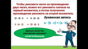 Умножение натуральных чисел и его свойства. Математика 5-класс