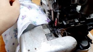 Подольский оверлок 51 класса. Первый запуск после ремонта.