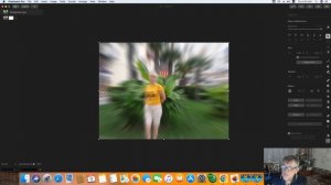 Pixelmator Pro: как размыть фон фото с помощью эффекта Zoom Blur, выделяем персонаж с помощью Маски