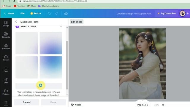 CANVA TUTORIAL: How to edit Photo In Canva - Photo Editing | Canva photo editing | Canva Magic