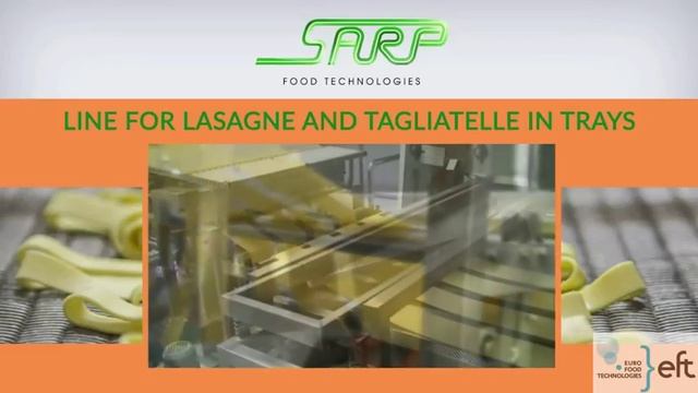 Машина для производства пасты и спиральный конвеер SARP Food Technologies смотреть онлайн